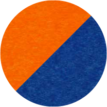 Bright Orange / Blue (Broncos)