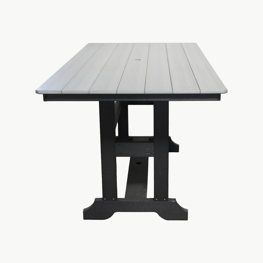 Outside Table Base Rectangle Amish-Made Outdoor Rectangle Patio Table - Ephraim's Outdoor Furniture